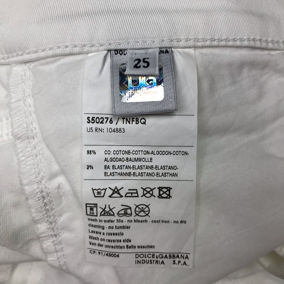 DOLCE & GABBANA | Slimmy Jeans in White - Picture 7 of 7